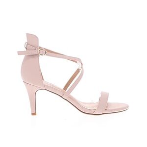 IDIFU Women's Blush Sandals 9 kitten heels neutral